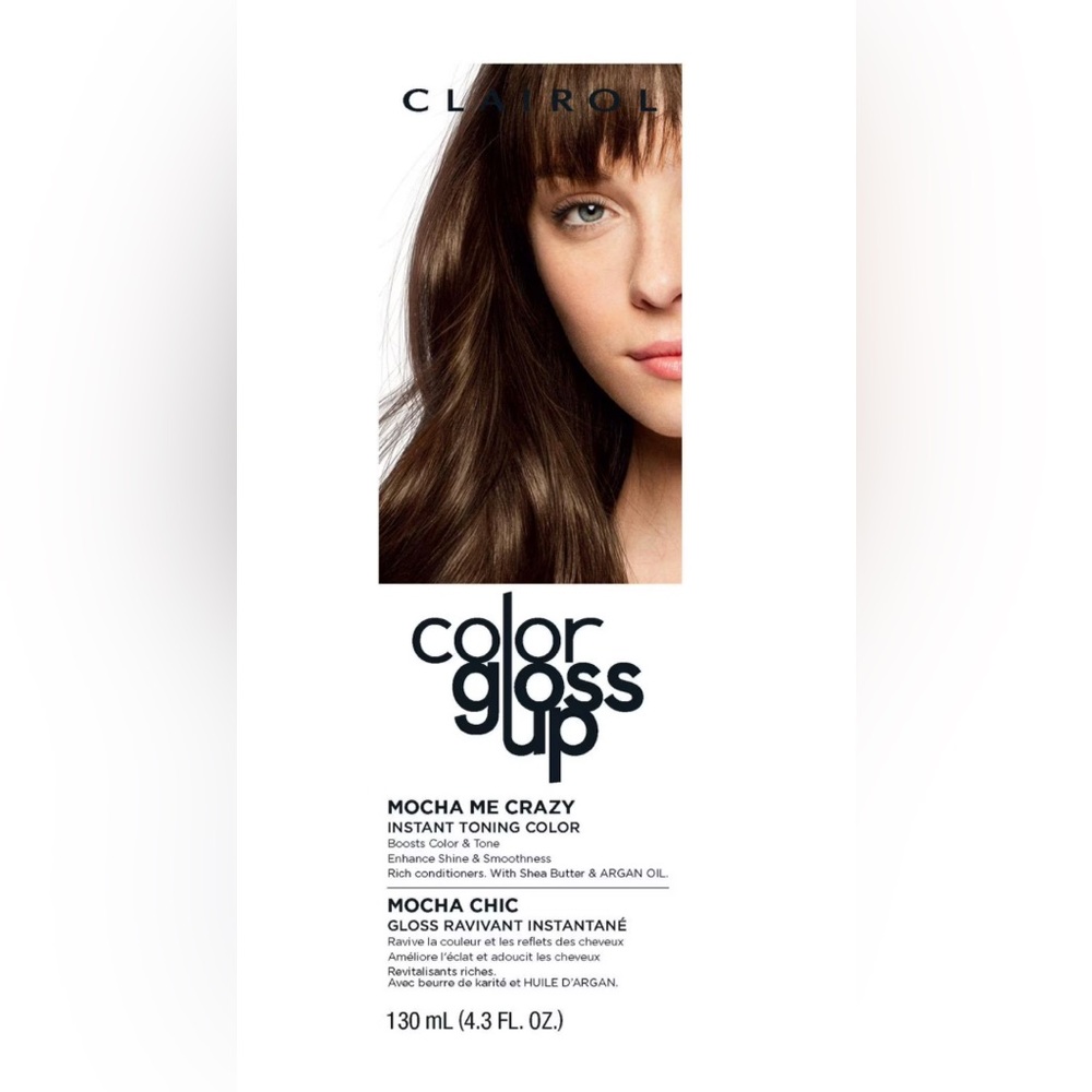 Clairol Color Gloss Up Temporary Hair Dye Mocha Me Crazy NEW